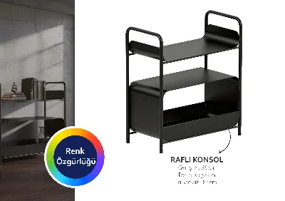 Riventi Noor Raflı Konsol