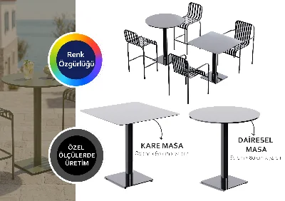 Dairesel ve Kare Masalar
